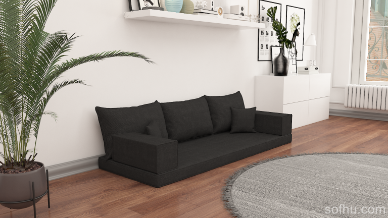 Linen Floor Sofa