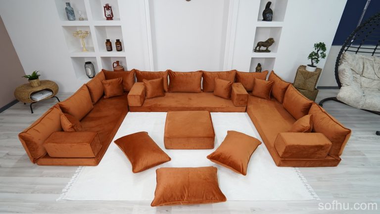 Velvet Floor Sofas