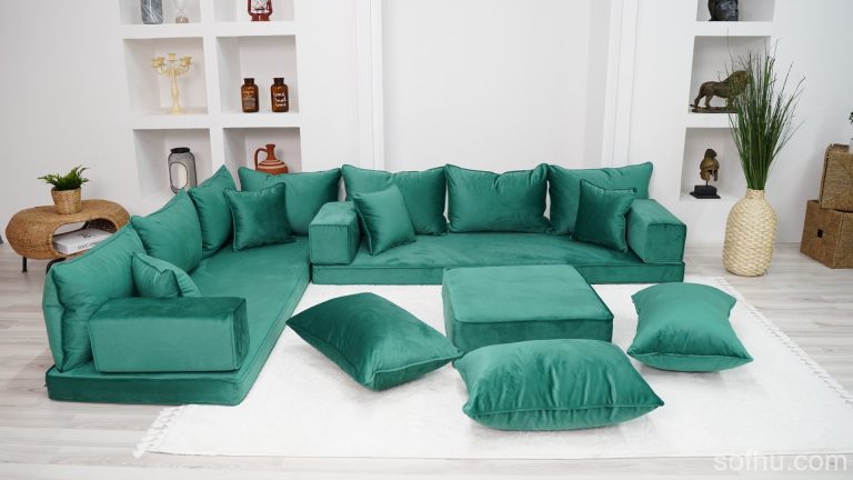 Velvet Floor Sofas