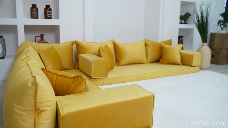 Velvet Floor Sofas