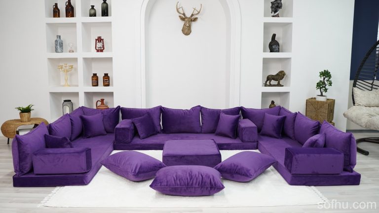 Velvet Floor Sofas