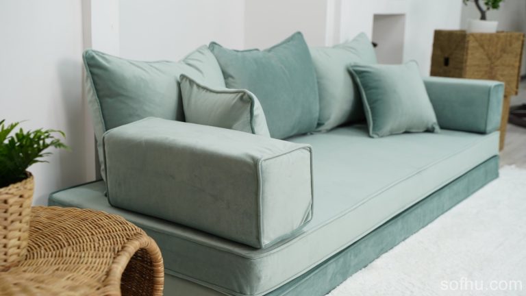 Velvet Floor Sofas