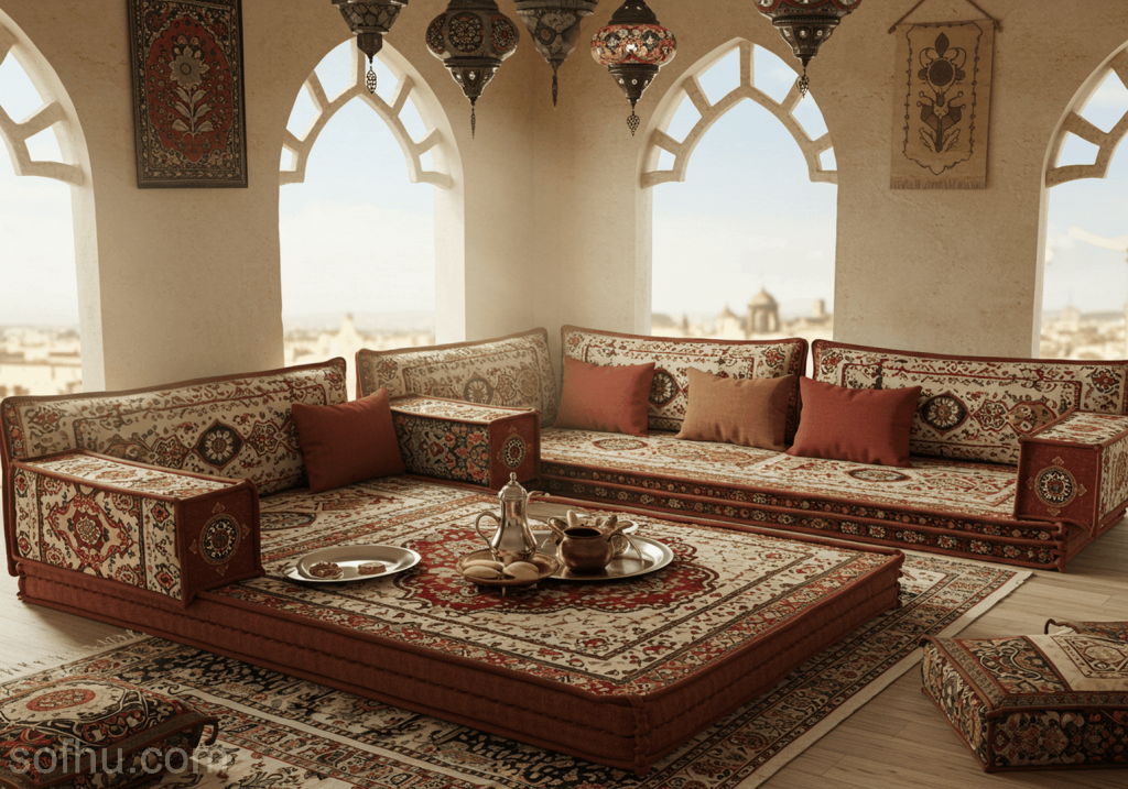 Practical and Creative Solutions for Arabic Sofas