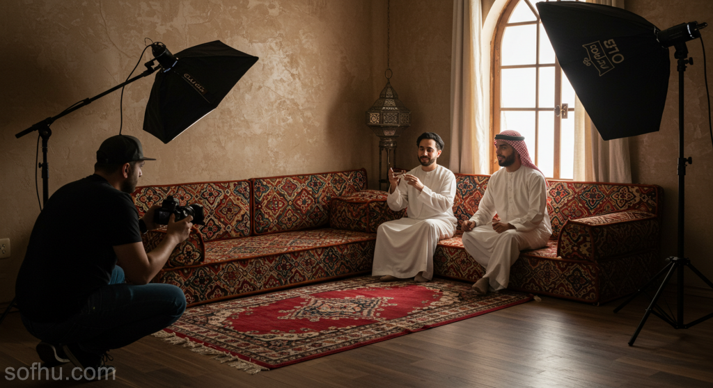 Arabic Sofas: Perfect for Film Sets, Photo Shoots, and Productions