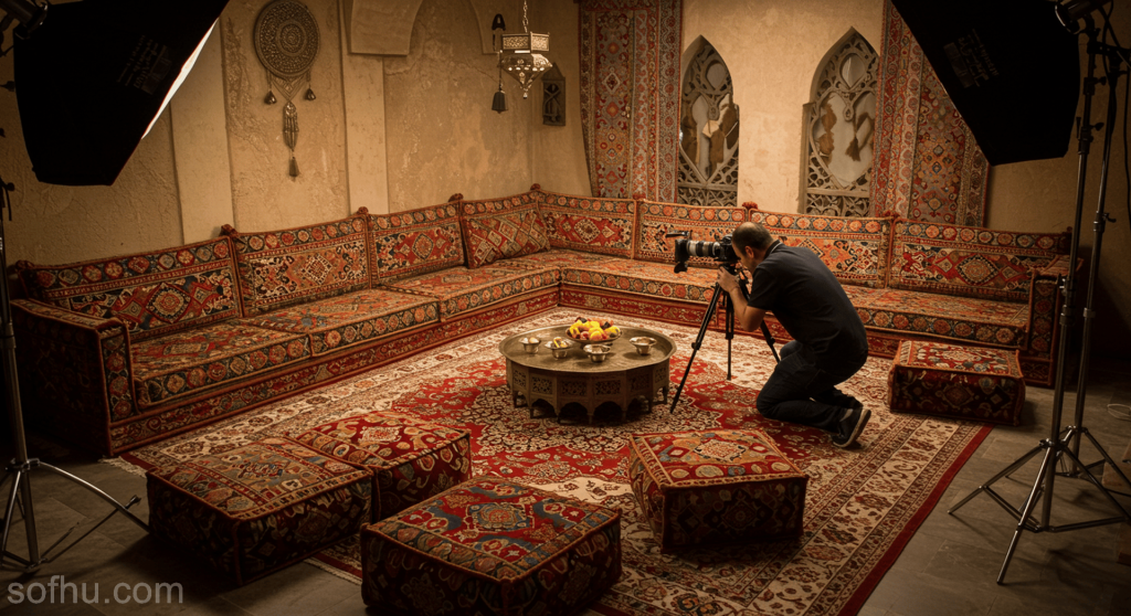Arabic Sofas: Perfect for Film Sets, Photo Shoots, and Productions