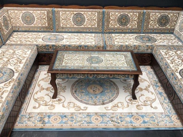 Turquoise Royal Star Arabic Majlis