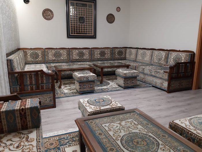 Turquoise Royal Star Arabic Majlis - Image 3