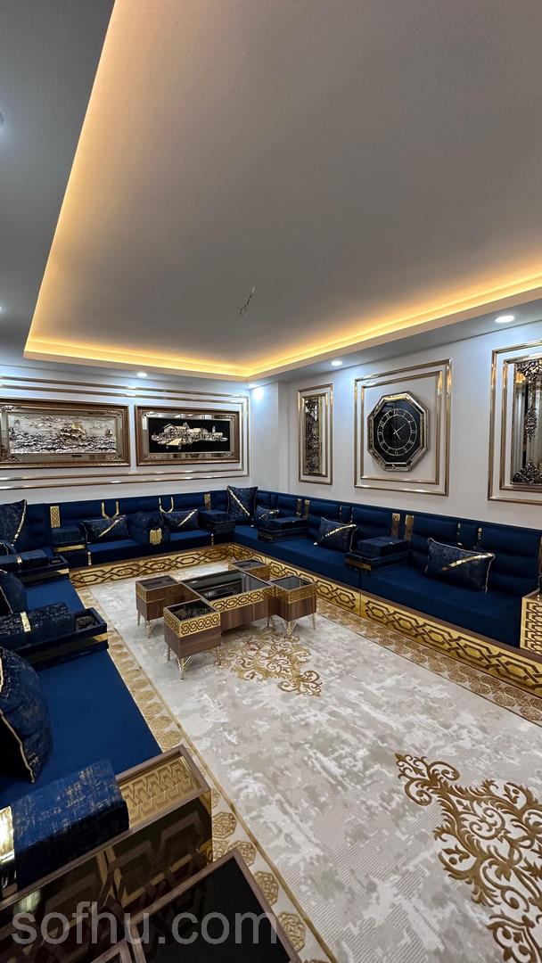 Navy Blue Premium Yemeni Majlis - Image 9
