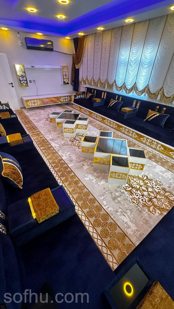 Navy Blue Premium Yemeni Majlis - Image 3