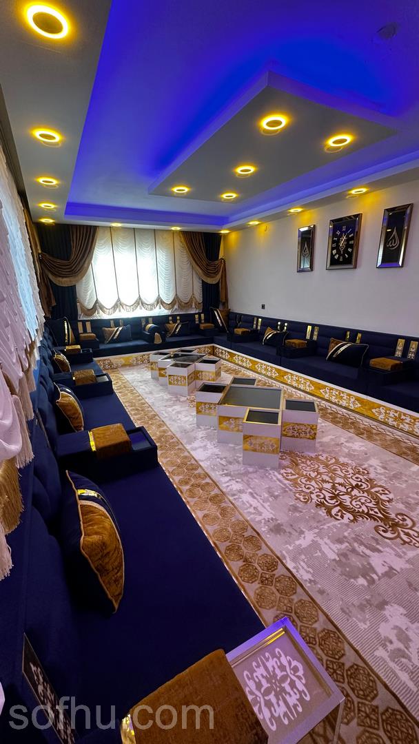 Navy Blue Premium Yemeni Majlis - Image 4