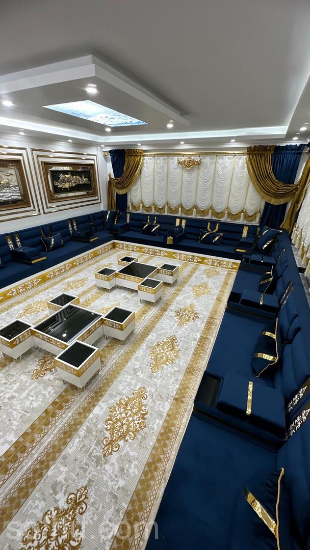 Navy Blue Premium Yemeni Majlis - Image 8