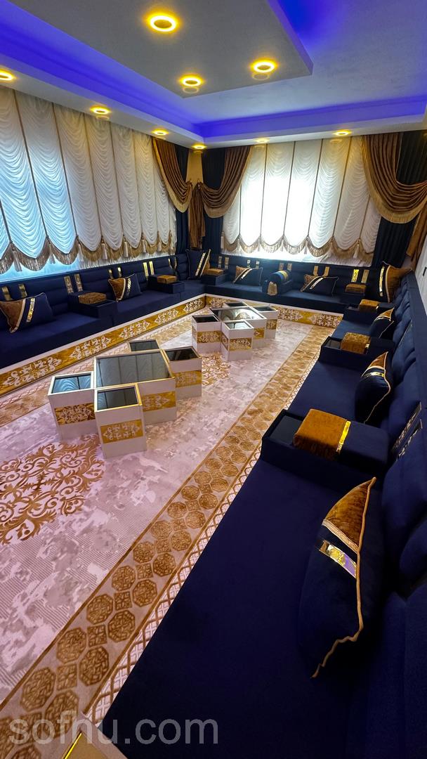 Navy Blue Premium Yemeni Majlis - Image 5